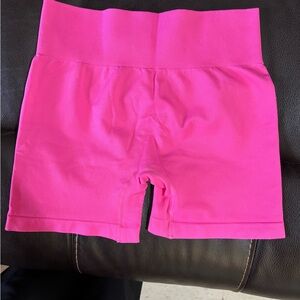 Vibrant Pink Women's Bike Shorts